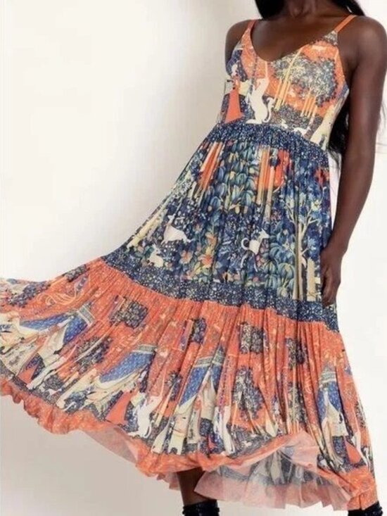 Blackmilk Dresses & Skirts - Blackmilk Tapestry Sheer Maxi Dress The Lady and The Unicorn Size Large